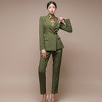 Women's Straight-leg Pants Suit