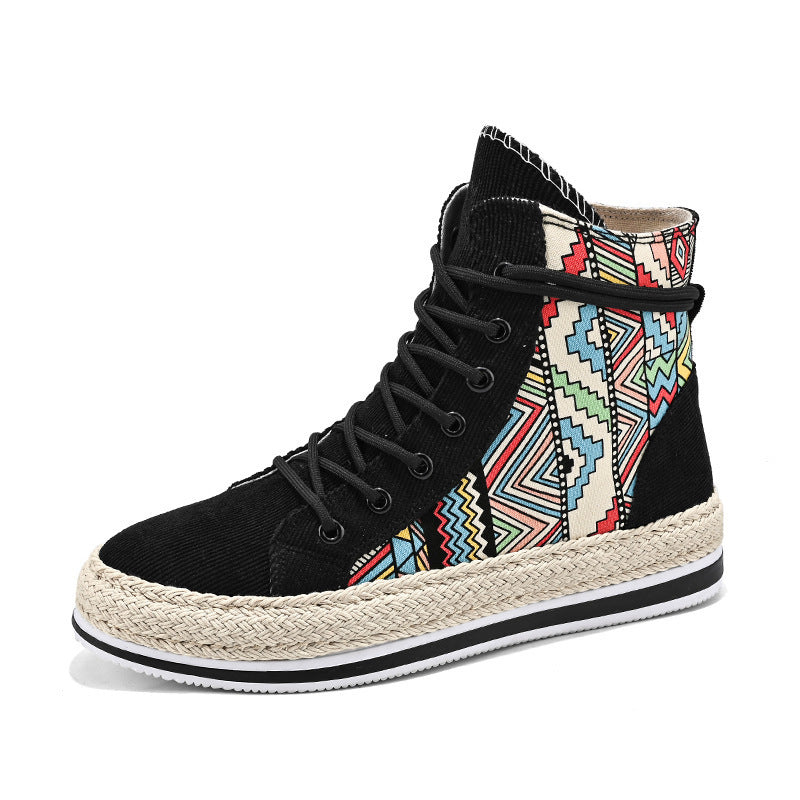 Men's High-top Artistic Sneakers