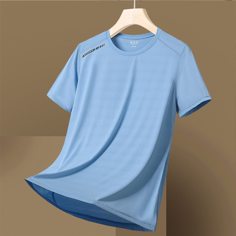 Breathable Round Neck Moisture Wicking Tee
