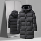 Men's Long Thick Down Jacket Coat