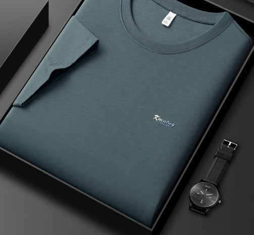 Antibacterial ICE Cotton Sweat Wicking Breathable Round Neck T-shirt