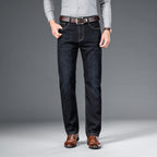 Men's Straight Fit Elastic Jeans