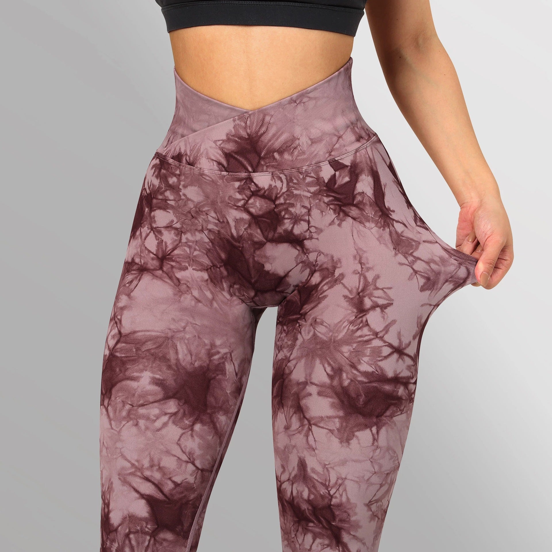 Women's Push-Up Tie Dye Sports Leggings