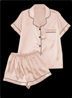 Women's Silk Imitation Pajamas