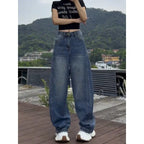 Women's Wide-Leg Retro Denim Jeans