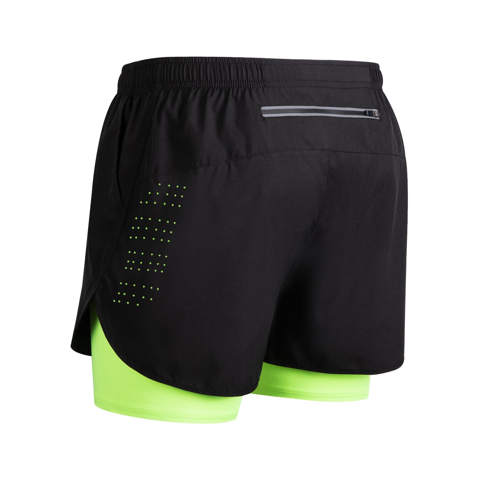 Men's Quick-Dry Double-Layer Fitness Shorts