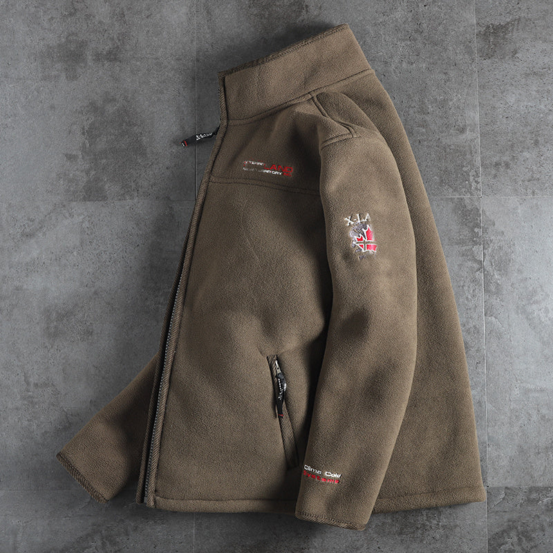 Men's Stand Collared Thick Coat