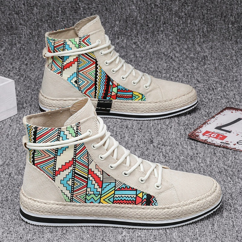 Men's High-top Artistic Sneakers