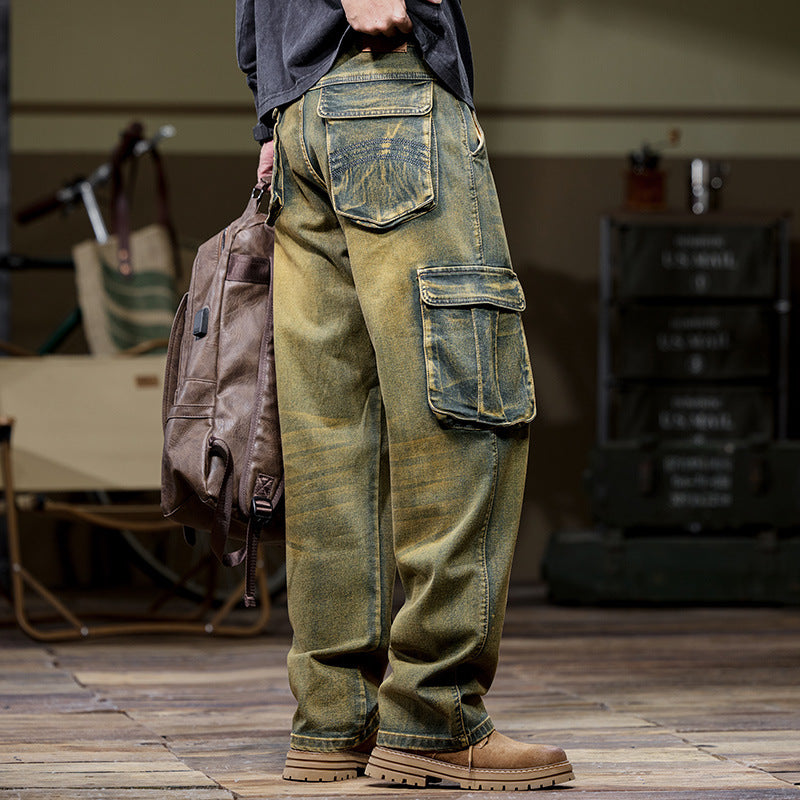 Men's Staple Outdoor Multi-pocket Jeans
