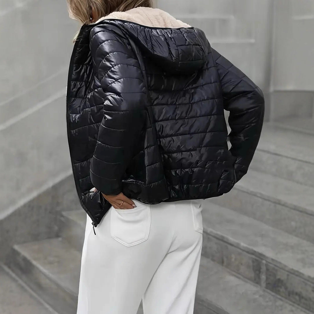 Women's Hooded Long Sleeve Jacket