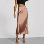 Women's Satin Skirt