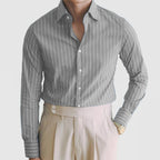 Men's Striped Long Sleeve Shirt