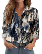 Women's Floral Loose-fit Shirt