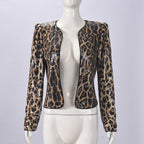 Women's Long-sleeve Sequin Blazer