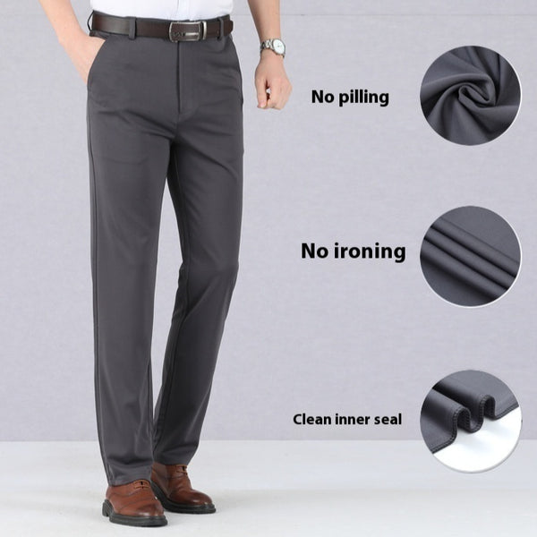 Men's Thin Ice Silk Pants