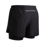 Men's Quick-Dry Double-Layer Fitness Shorts