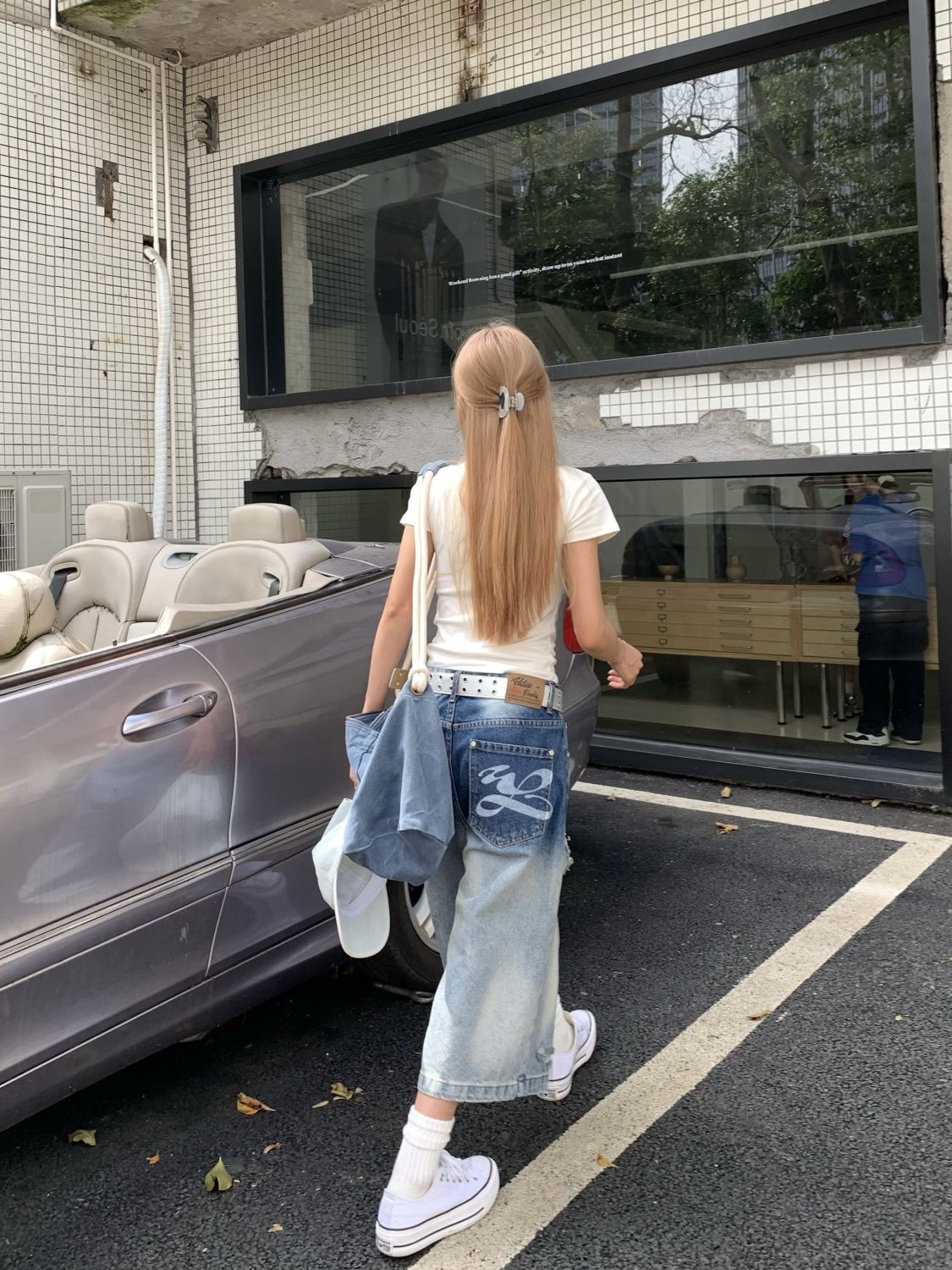 Women's Baggy Retro Jeans