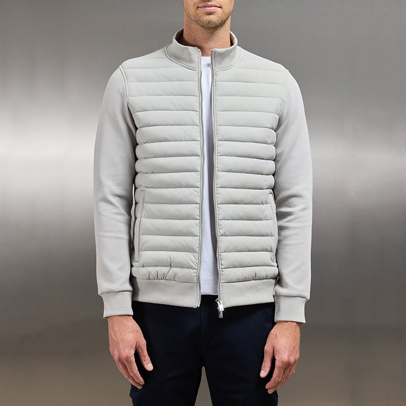 Men's Padded Stand Collar Coat