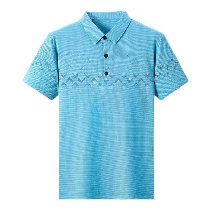 Men's Quick Dry Cool Mesh Polo T-Shirt