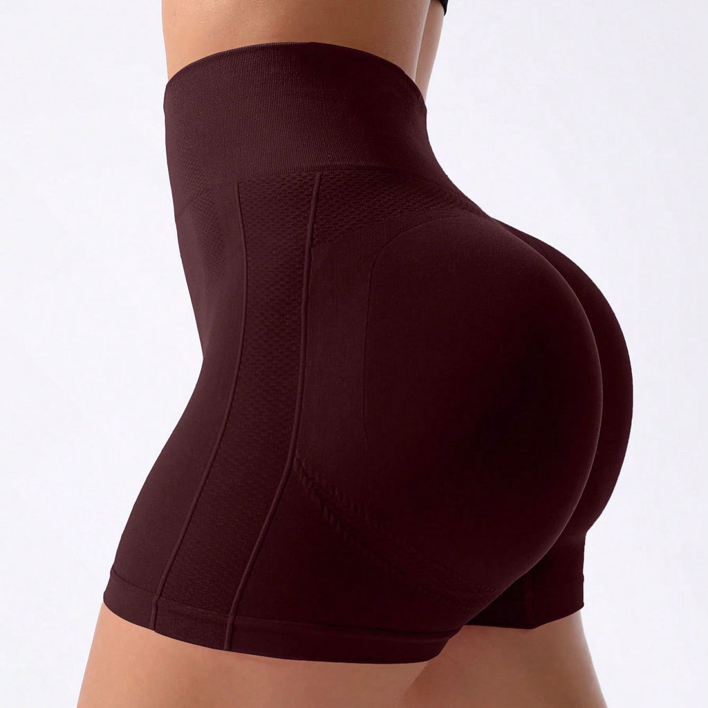 Women's Athletic Workout High-Waisted Shaping Shorts