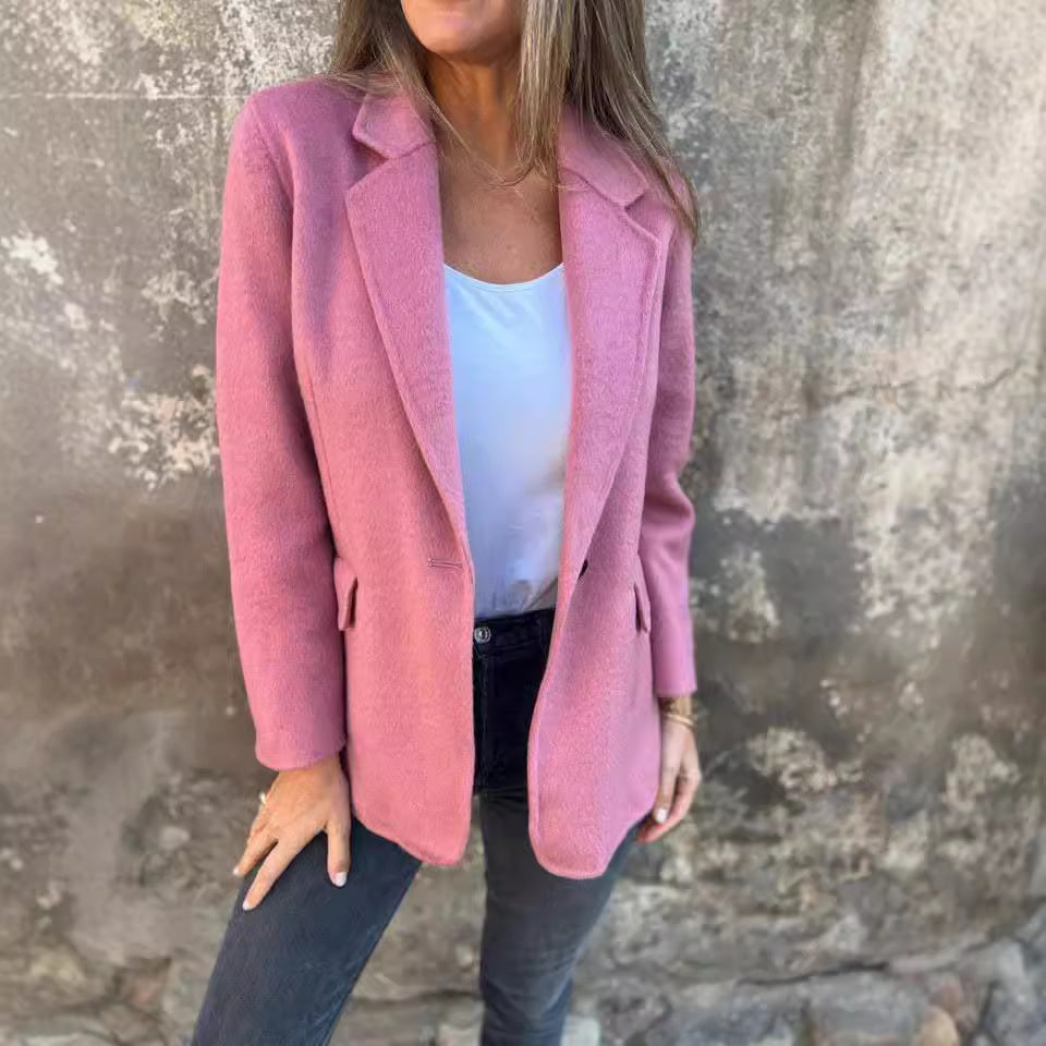 Women's Single Buttoned Short Blazer