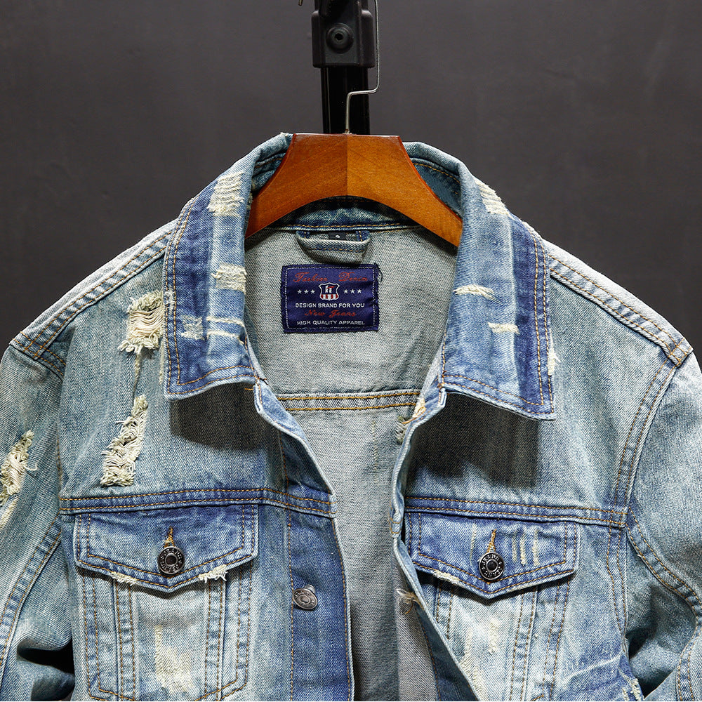 Men's Washed Denim Jacket