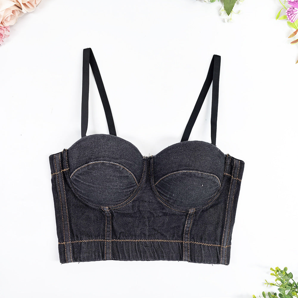 Women's Supportive Denim Top