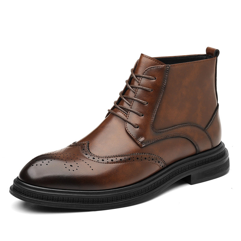 Men's Velvet And Non-Velvet Martin Boots