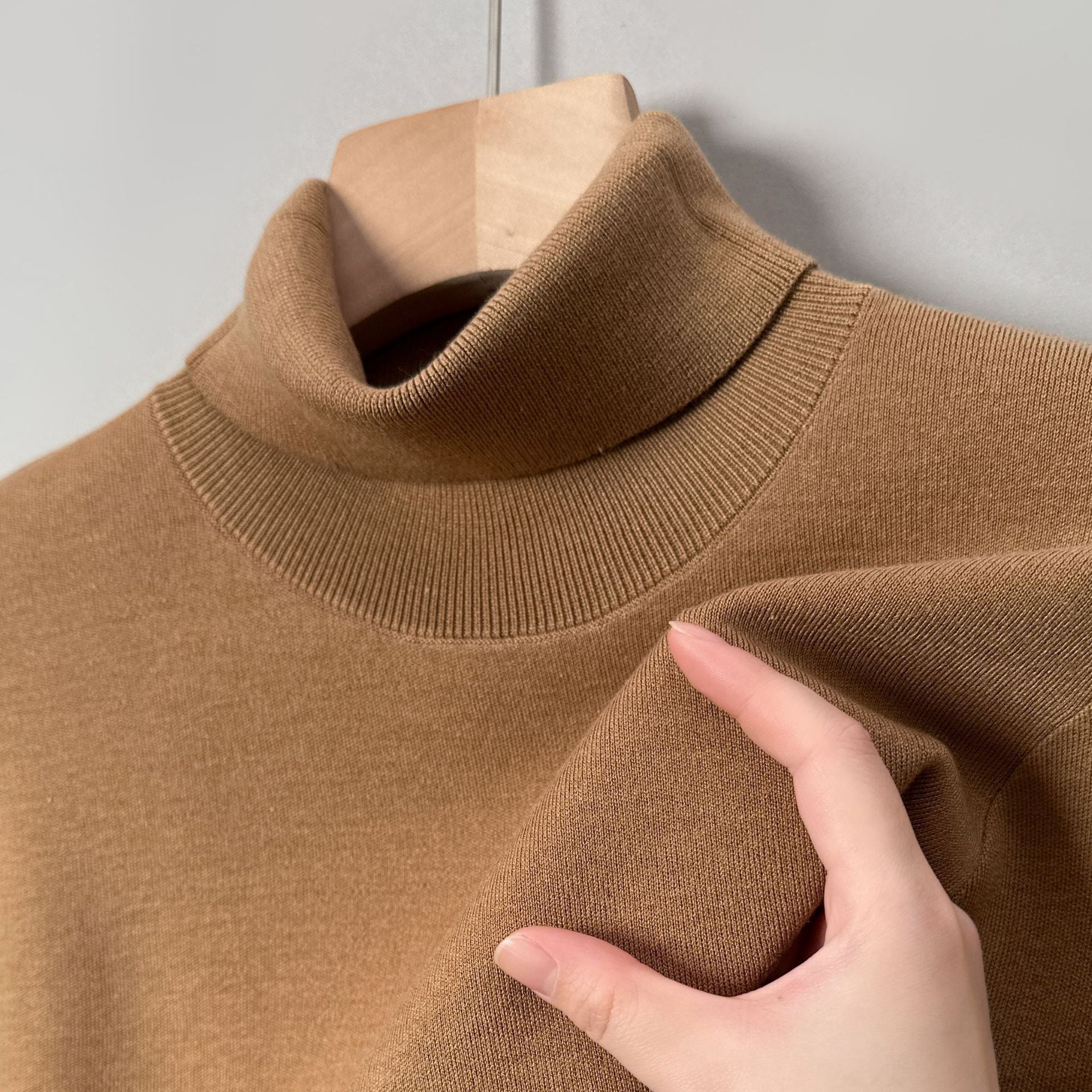Mens Non-scratchy Thermal Turtleneck
