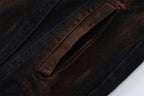 Men's Coffee Denim Jacket