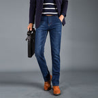 Men's Winter Velvet Thick Jeans