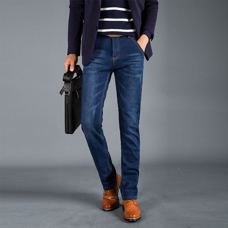 Men's Winter Velvet Thick Jeans