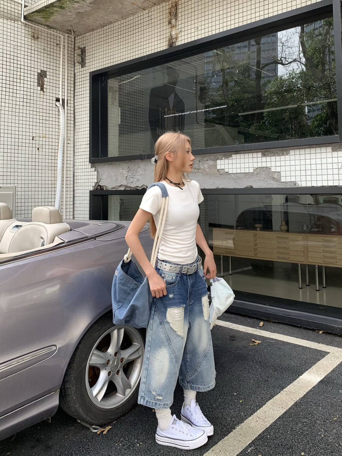 Women's Baggy Retro Jeans