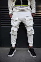 Men's Multi Pocket Loose Cotton Pants