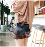 Women Metal Cornered Handbag