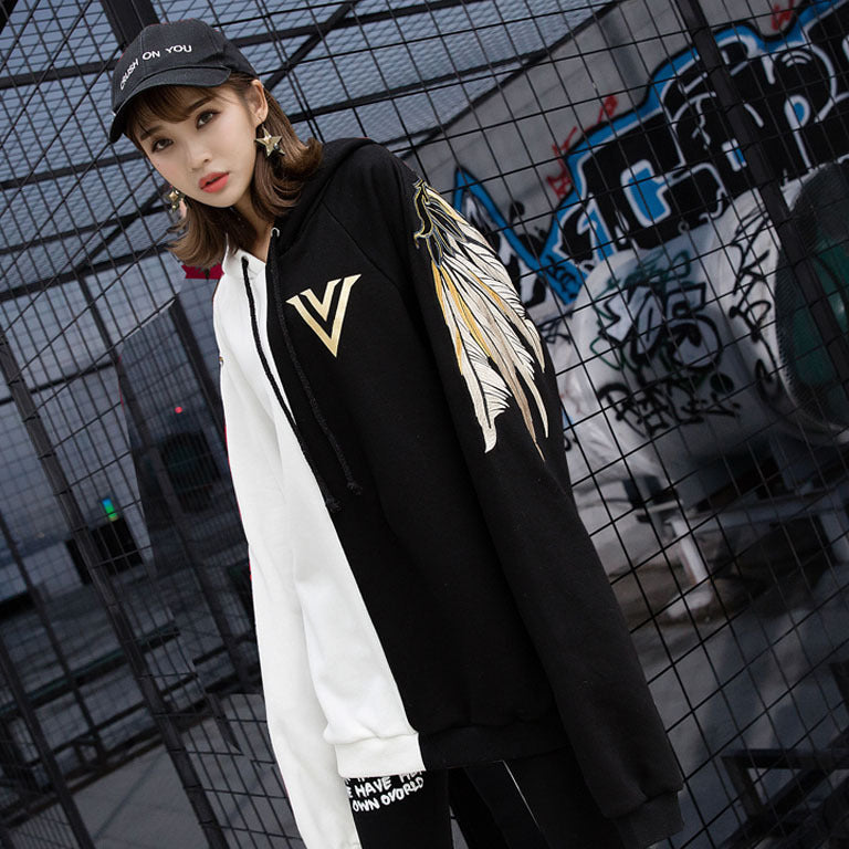 Women's Back Angel Wing Hoodie