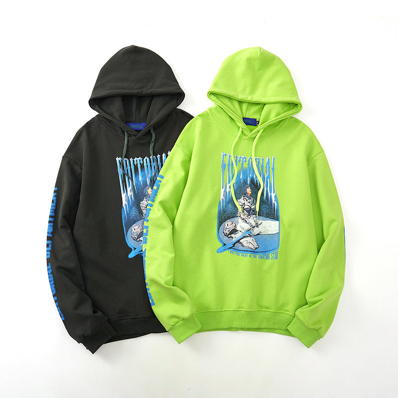 Desperate Knight Print Hoodie