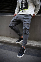 Men's Multi Pocket Loose Cotton Pants