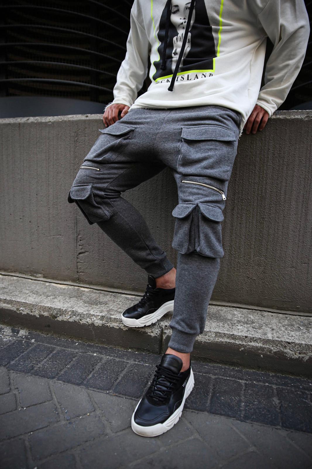 Men's Multi Pocket Loose Cotton Pants