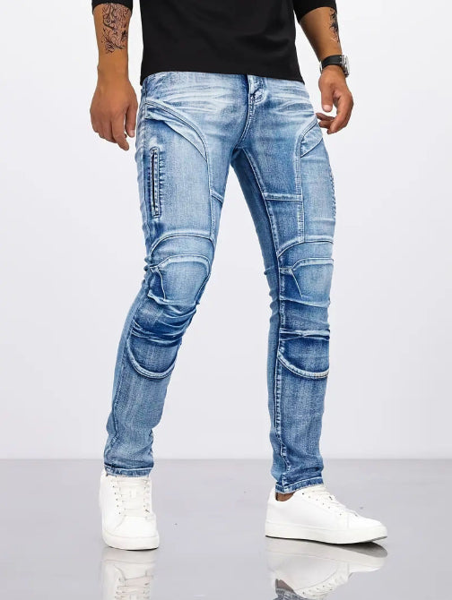 Men's Retro Casual Stretch Slim-fit Jeans