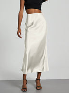 Women's Satin Skirt