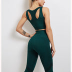 Women's Yoga Sports Bra And Trousers Set