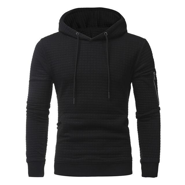 Men's Hoodie With Arm Zipper