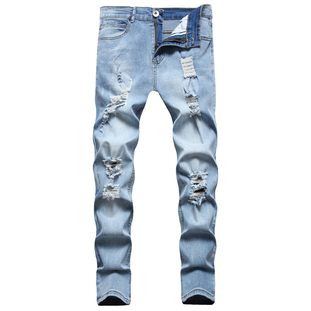 Men's Ripped Denim Jeans