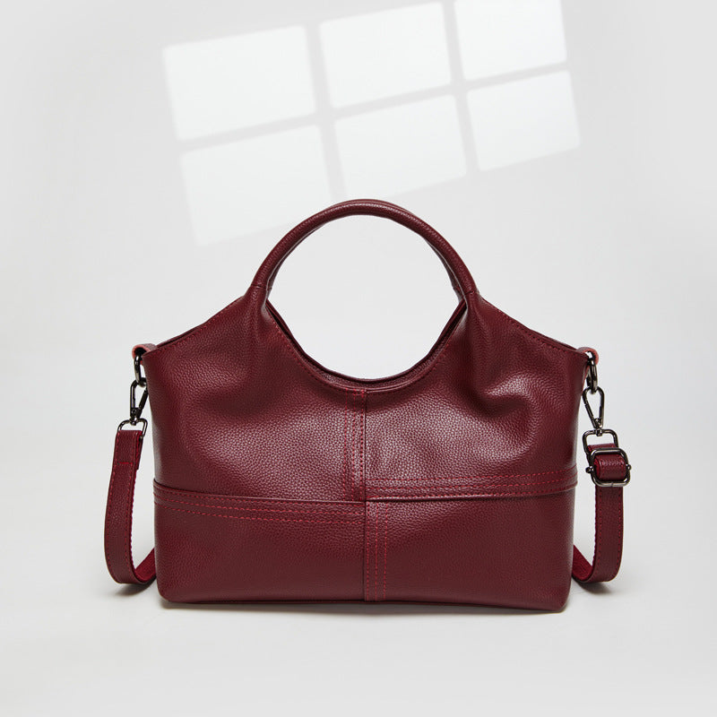 Women's Large Capacity Soft Texture Handbag