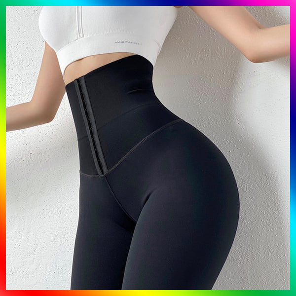 Women's Velvet Padded Hip And Waist Supporting Athletic Leggings