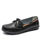 Women's Genuine Leather Flat Heel Shoes