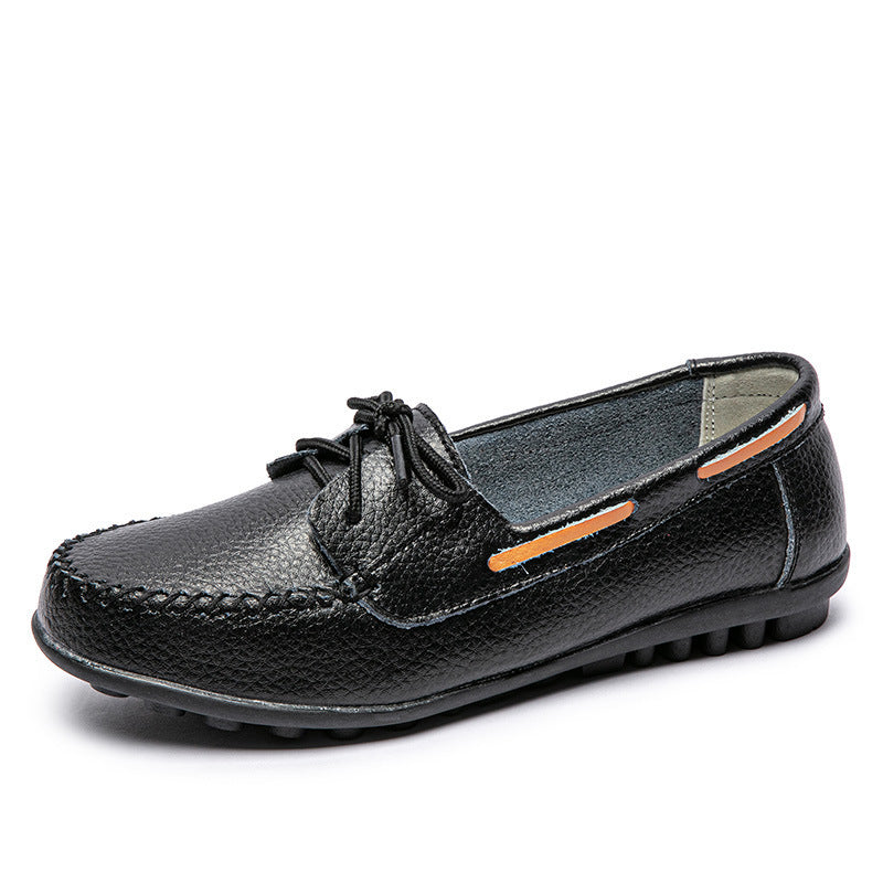 Women's Genuine Leather Flat Heel Shoes