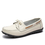 Women's Genuine Leather Flat Heel Shoes