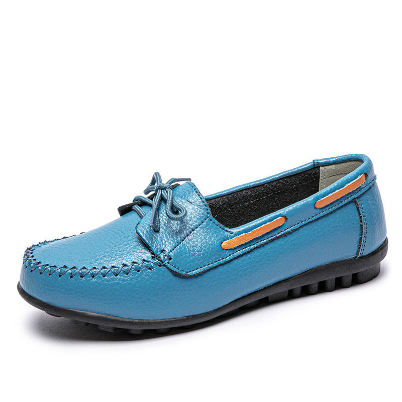 Women's Genuine Leather Flat Heel Shoes